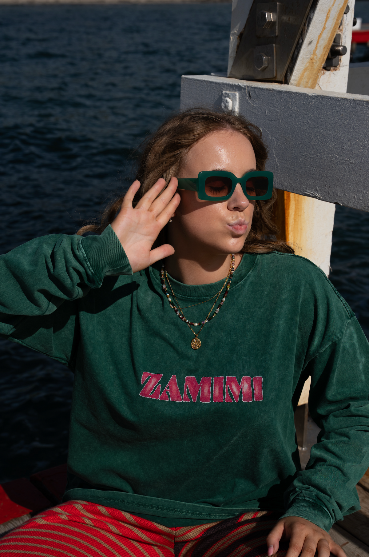 ZAMIMI LONG SLEEVE- GREEN