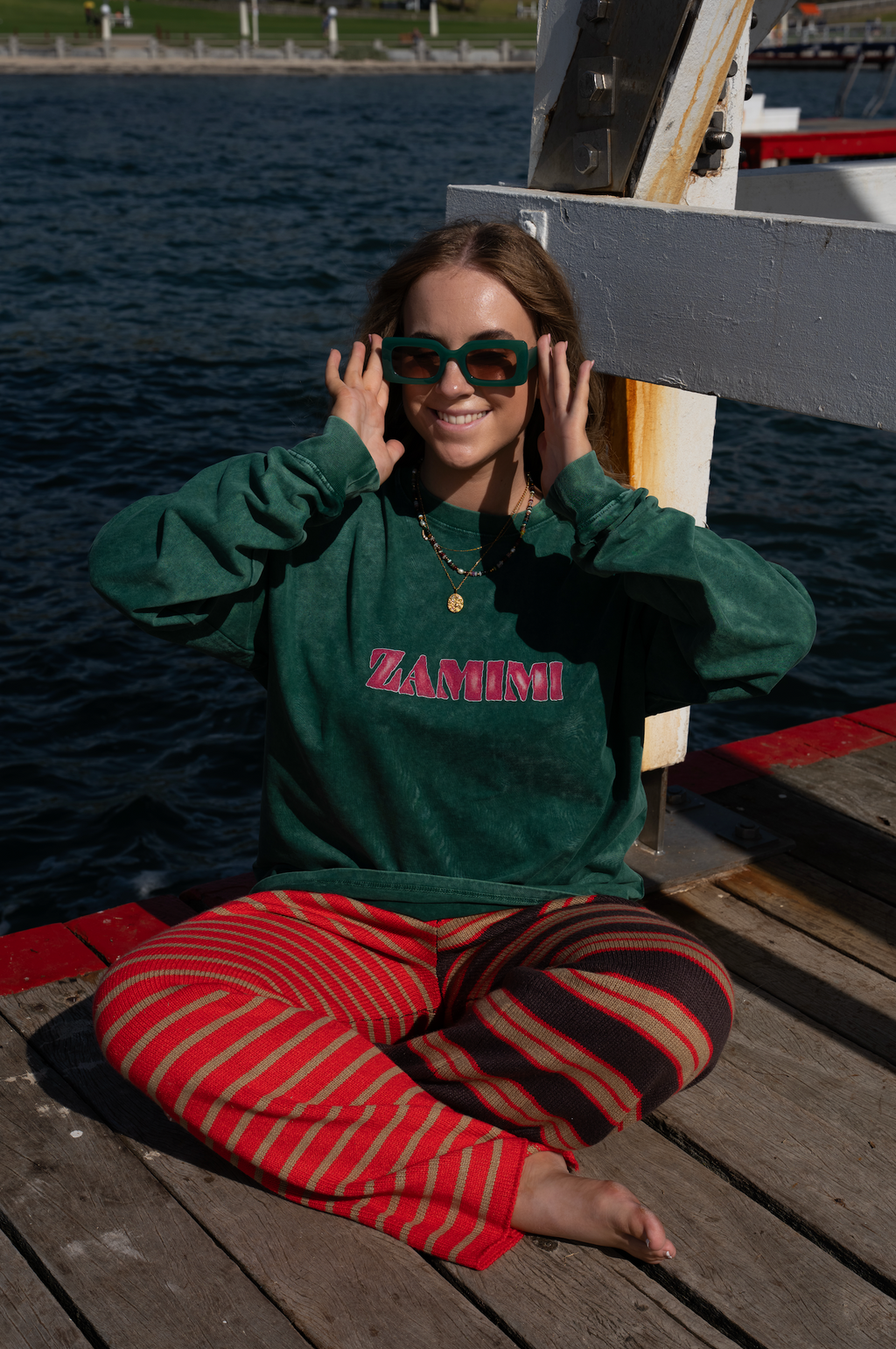ZAMIMI LONG SLEEVE- GREEN