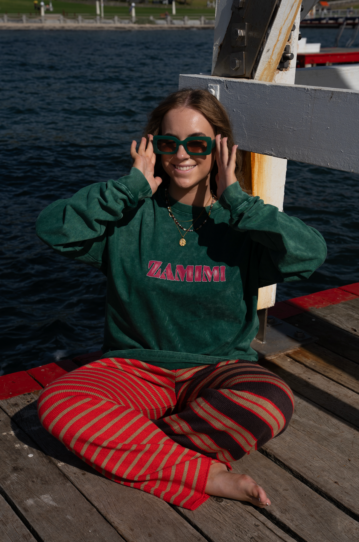 ZAMIMI LONG SLEEVE- GREEN