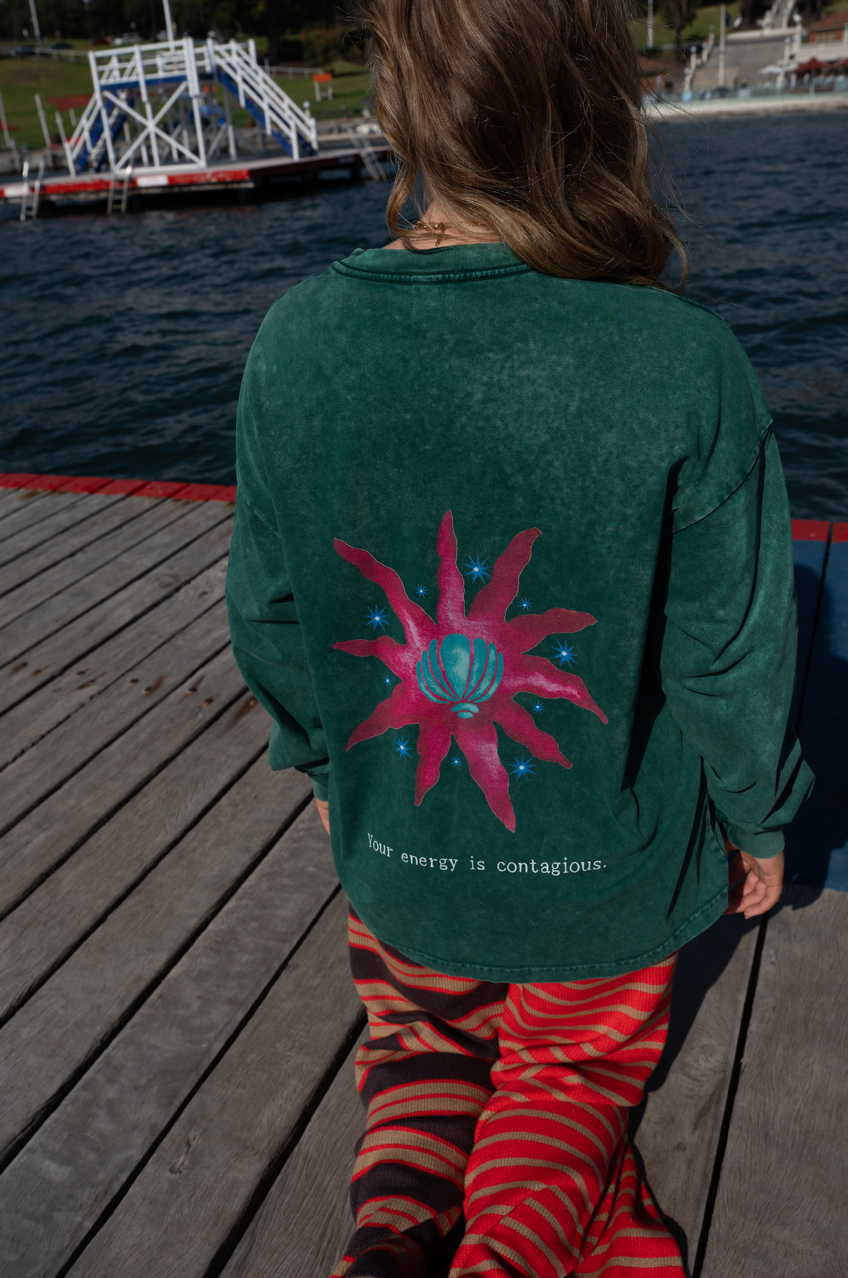 ZAMIMI LONG SLEEVE- GREEN