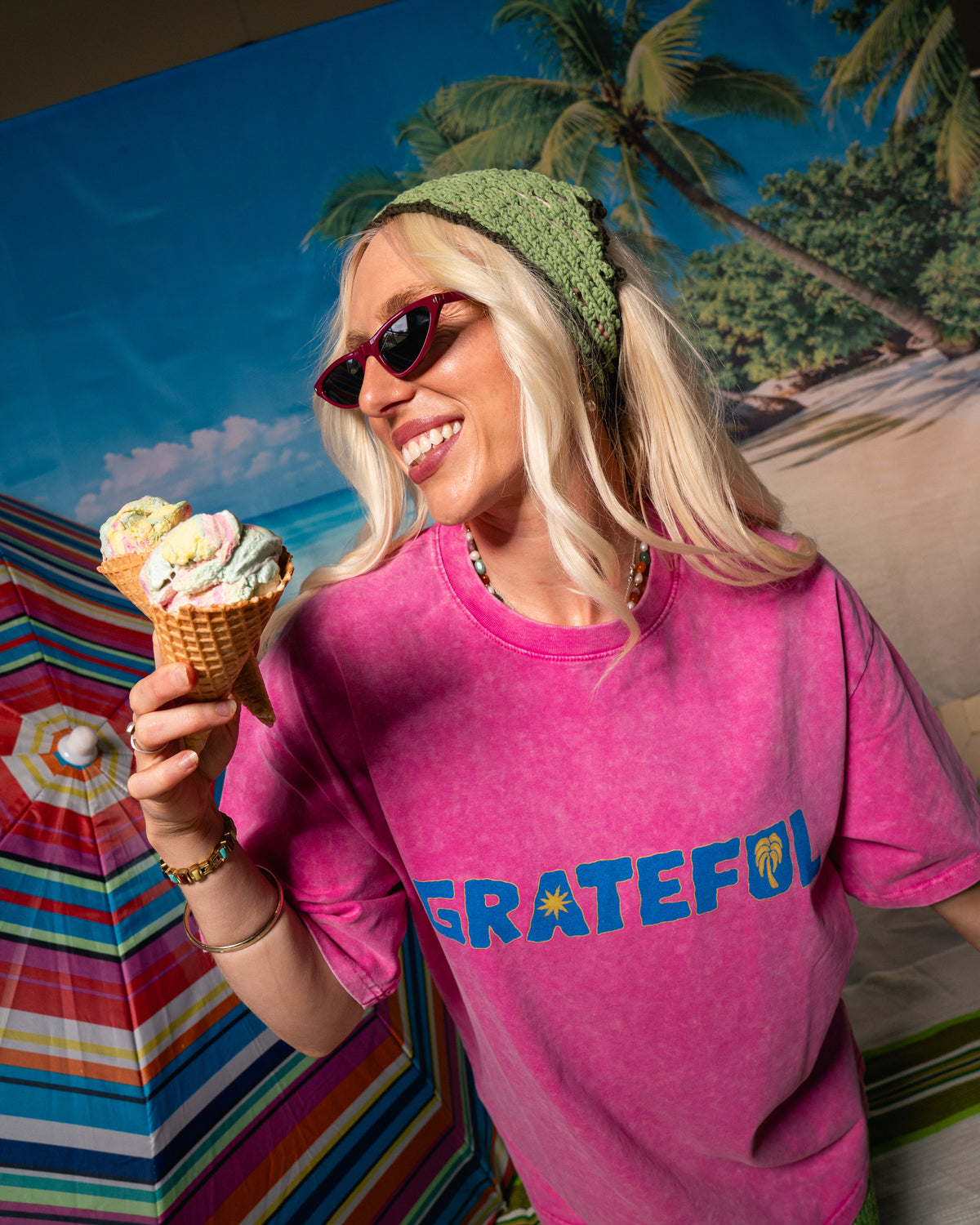GRATEFUL TEE - PINK