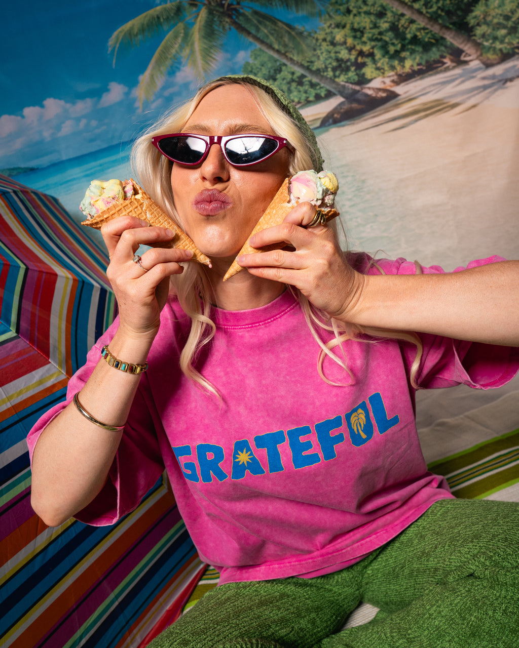 GRATEFUL TEE - PINK