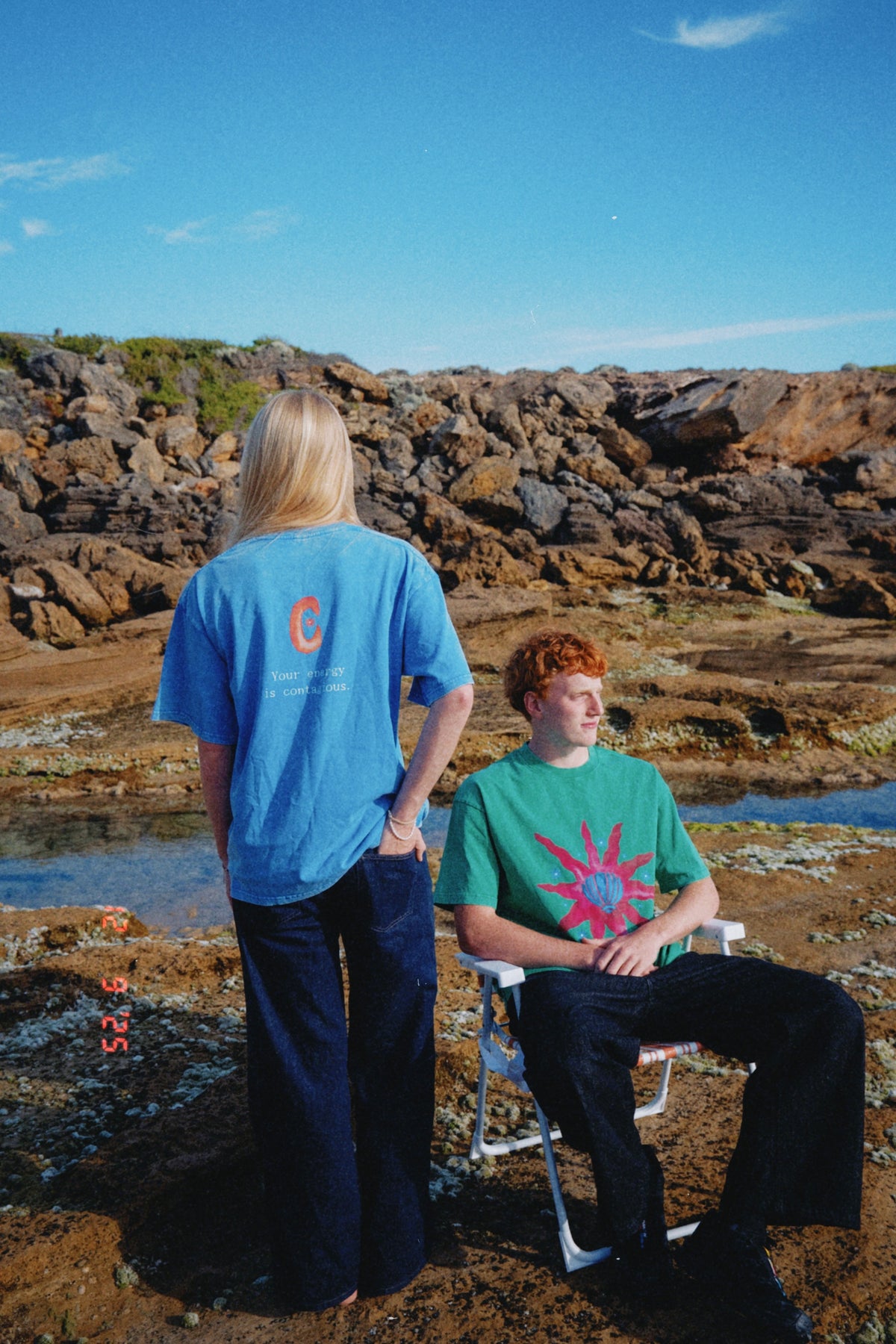 SWELL TEE- BLUE