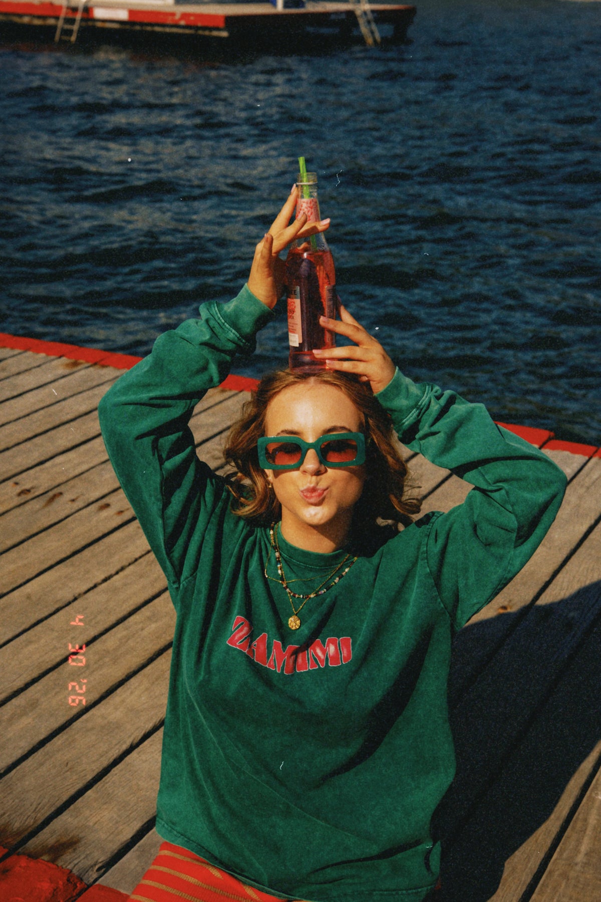 ZAMIMI LONG SLEEVE- GREEN